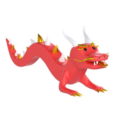 drache 3d modell 3D Graphic