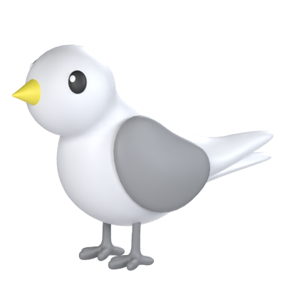 鳥の3dモデル 3D Graphic