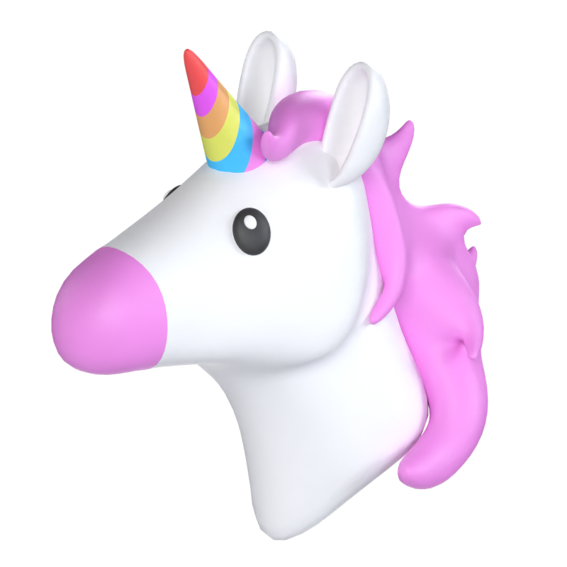 Unicornio Modelo 3D