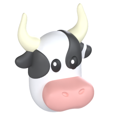 Cow's Head 3D Model 3D Graphic