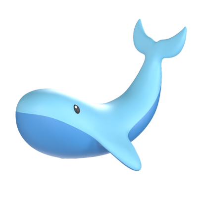 modelo 3d de ballena 3D Graphic