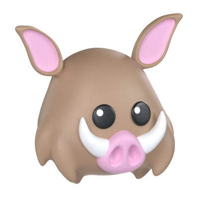 Wild Pig 3D Model 3D Graphic