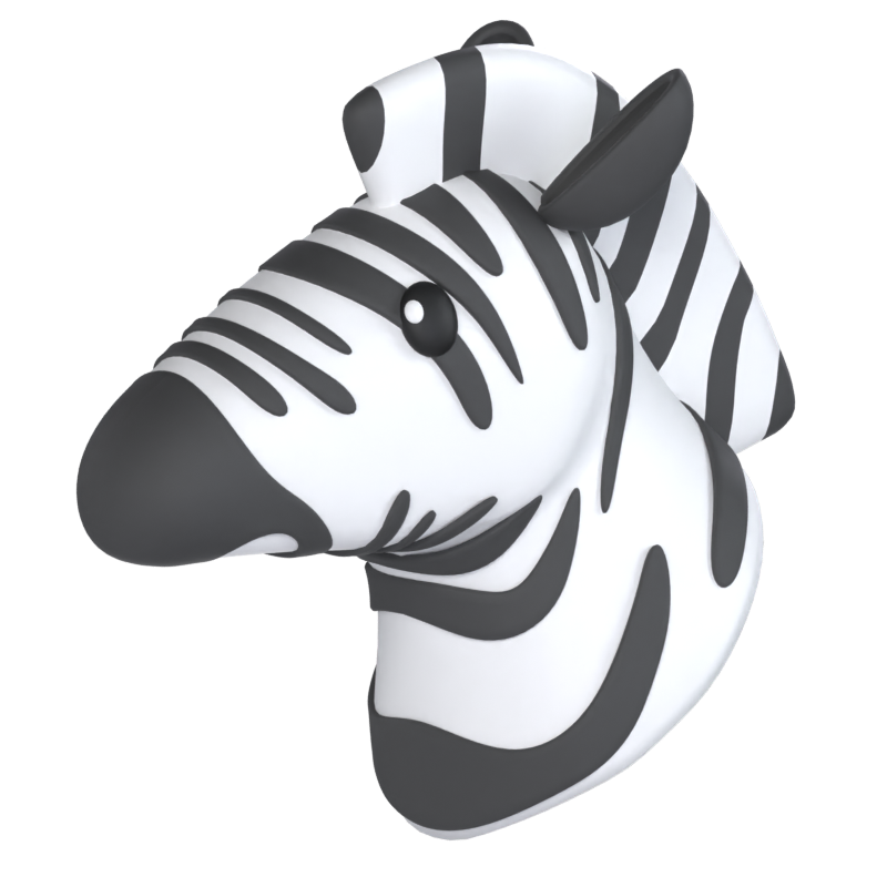 Zebra 3D Modell