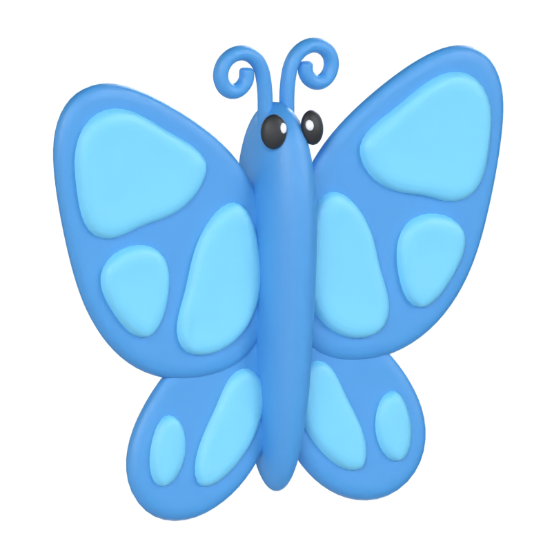 Schmetterling 3D Modell