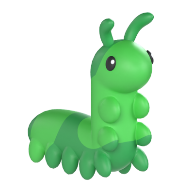 Caterpillar 3D Model 3D Graphic