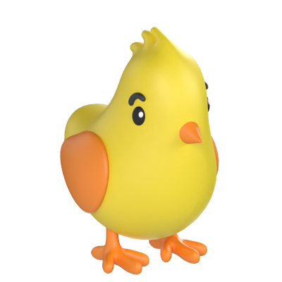 Chick 3D Model 3D Graphic