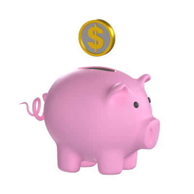 Piggy Bank 3D Model 3D Graphic