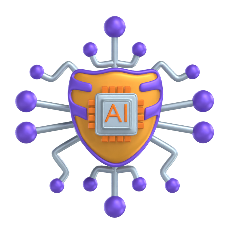 AI Security 3D Model 3D Graphic