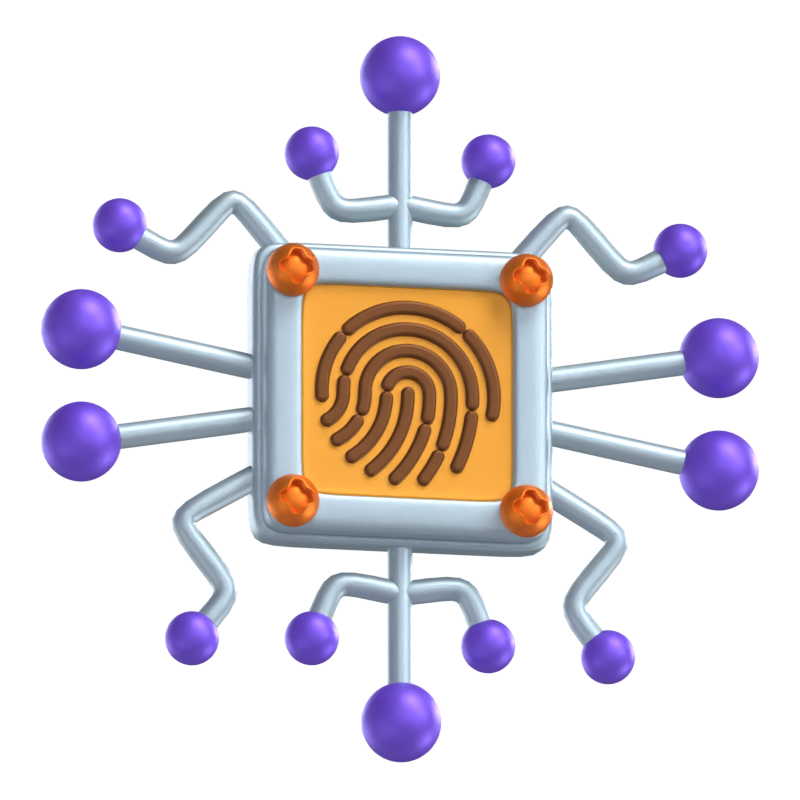 Fingerprint 3D Model 3D Graphic