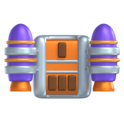 modelo 3d do jetpack 3D Graphic