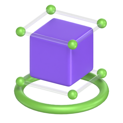 3D Cube Rotation 3D Model 3D Graphic