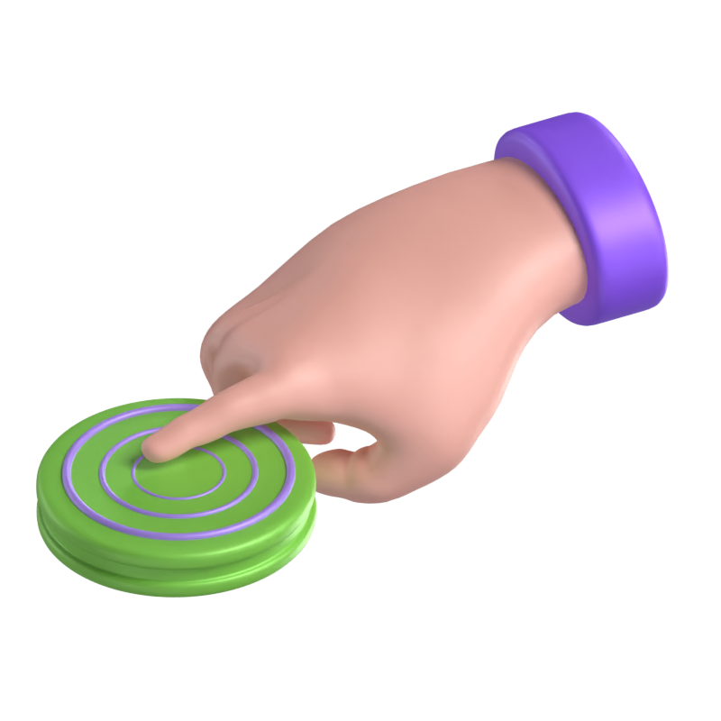 Fingerscan 3D-Modell 3D Graphic