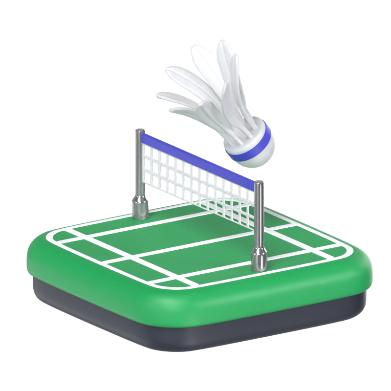 Modelo 3D de Badminton 3D Graphic