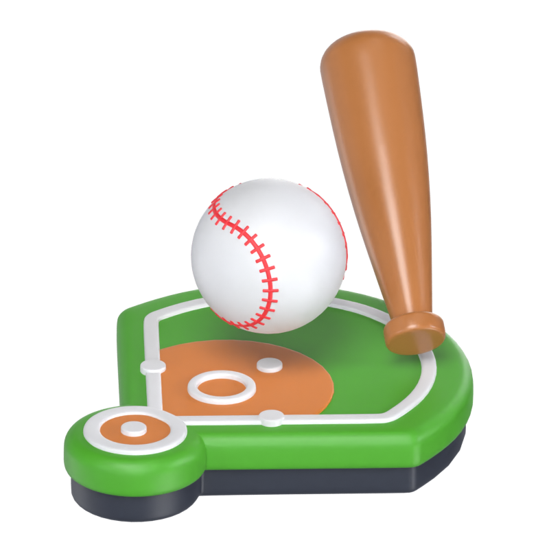 Modelo 3D de beisebol 3D Graphic