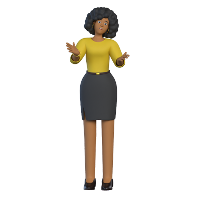 Emily Consultant 3D Character 3D Graphic