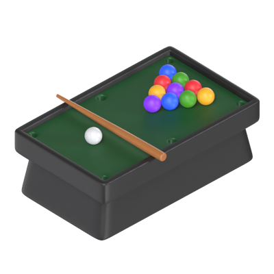 billard 3d modell 3D Graphic