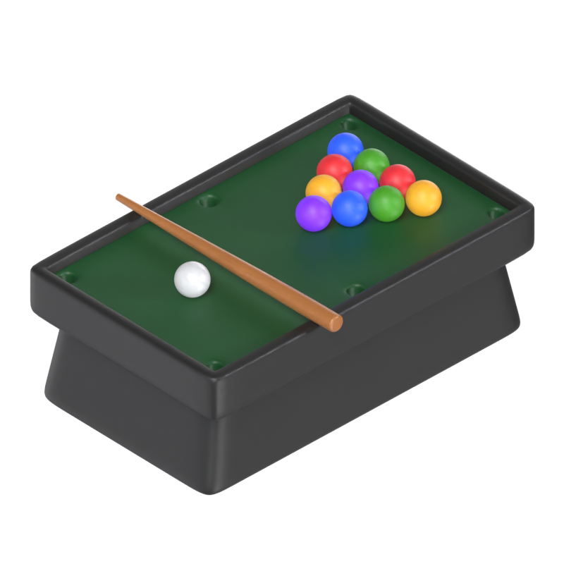 Billard 3D Modell