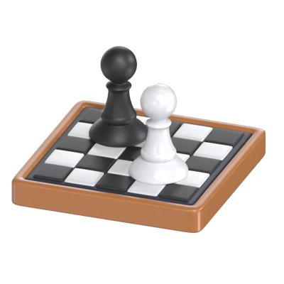 schach 3d modell 3D Graphic