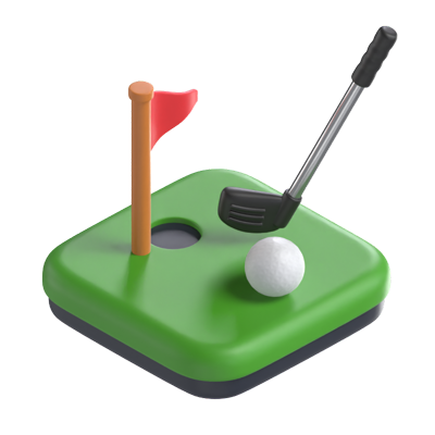 Golf 3D Model 3D Graphic