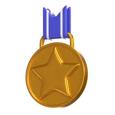 medaille 3d-modell 3D Graphic