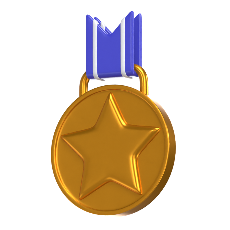 Modelo 3D da medalha 3D Graphic