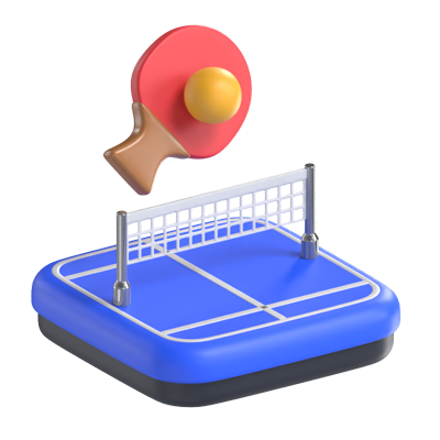 ping pong 3d modell 3D Graphic