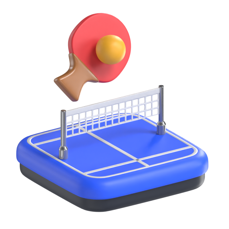 Ping Pong 3D Model