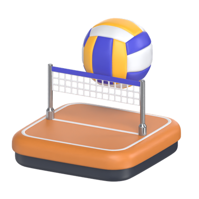 Volley Ball 3D Model 3D Graphic