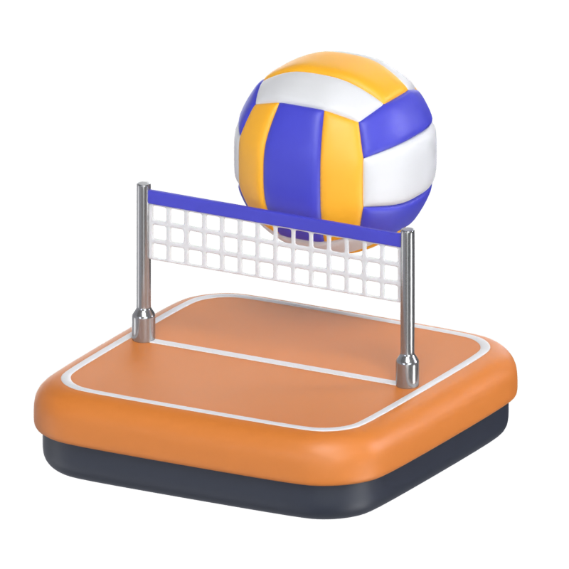 Volley Ball 3D Model 3D Graphic