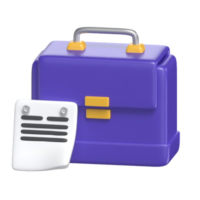 Business Suitcase 3D Model 3D Graphic