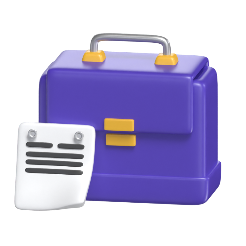 Business Suitcase 3D Model