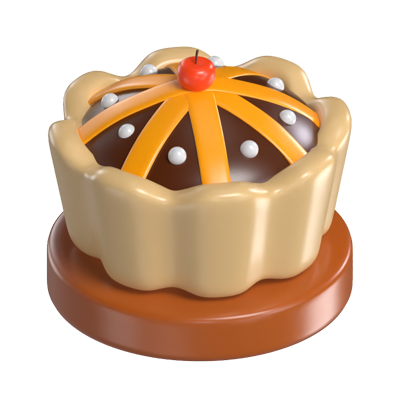 modelo 3d de torta de maçã 3D Graphic