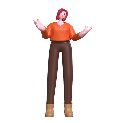 Designer Girl 3D Graphic