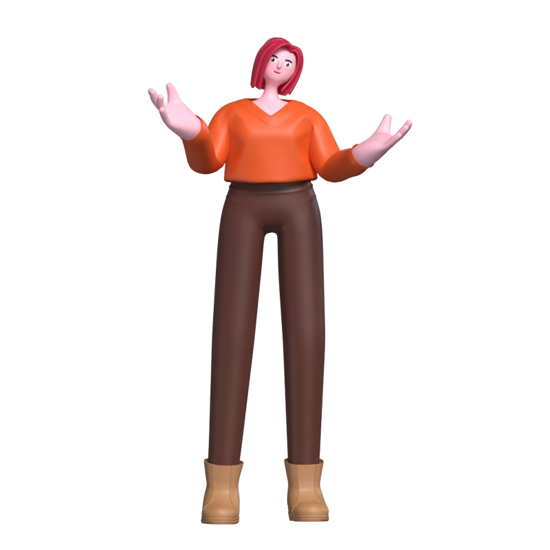 Designer Girl 3D Graphic