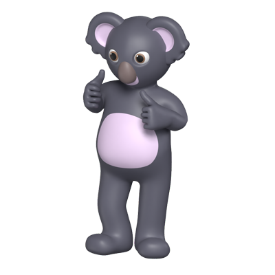 koala 3D Graphic