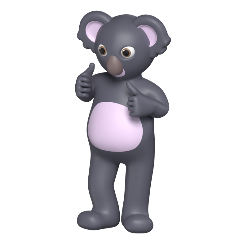 Koala 3D Graphic