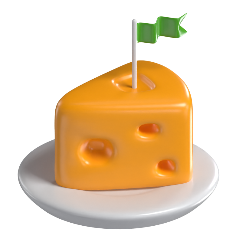 Käse 3D-Modell 3D Graphic