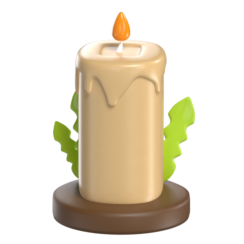 Candle 3D Model