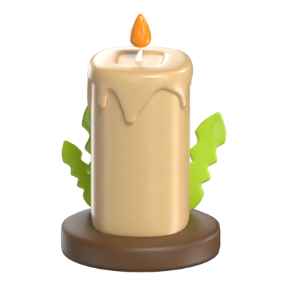 Candle 3D Model 3D Graphic