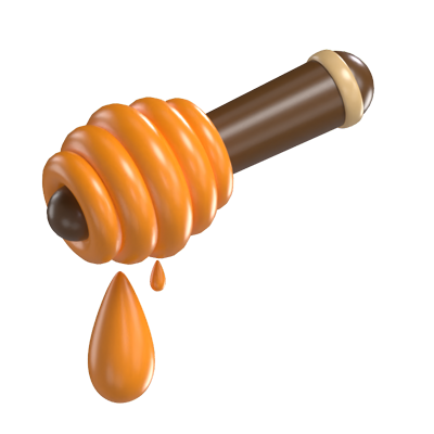 Honey Dipper 3D Model 3D Graphic