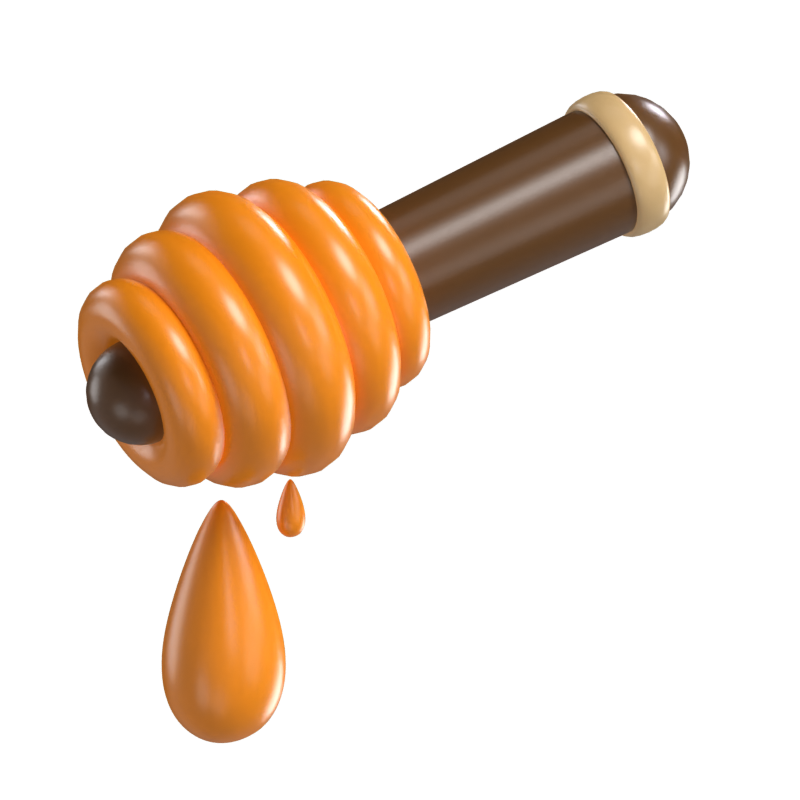 Honey Dipper 3D Model 3D Graphic