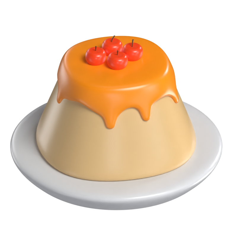 Pudding Modelo 3D 3D Graphic