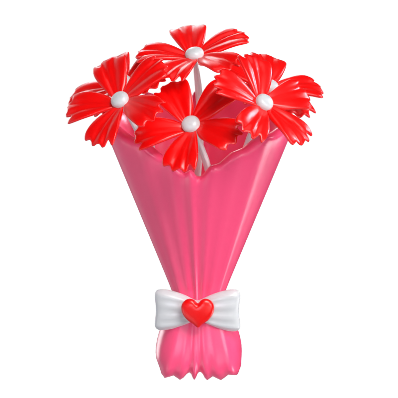 Flower Bouquet 3D Model 3D Graphic