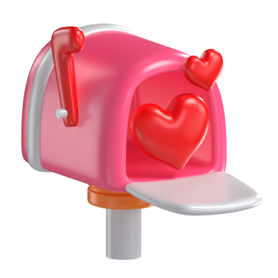 Wedding Mailbox 3D Model 3D Graphic