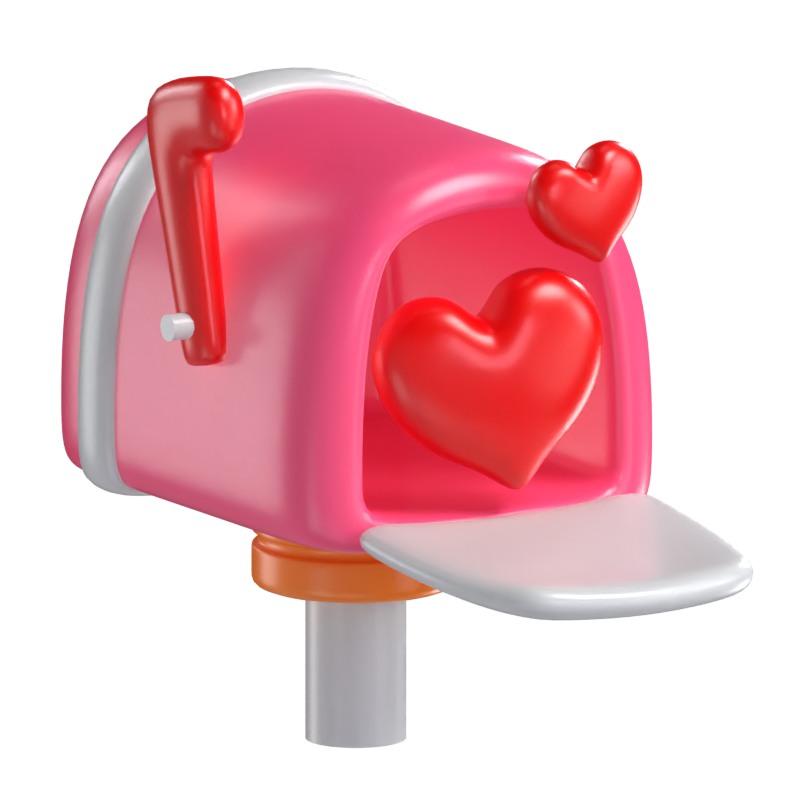 Wedding Mailbox 3D Model