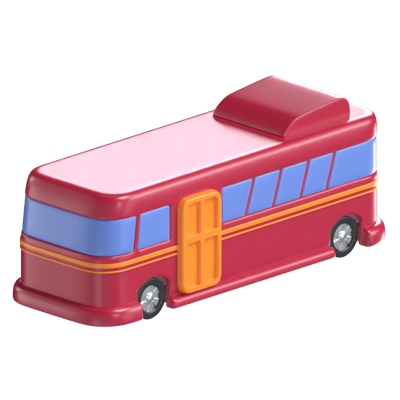 bus 3d-modell 3D Graphic