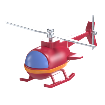 Helicopter 3D Model 3D Graphic