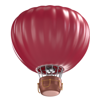 heißluftballon 3d modell 3D Graphic