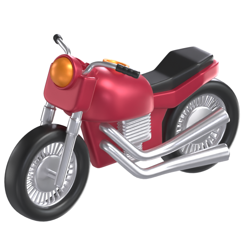 Motocicleta Modelo 3D 3D Graphic