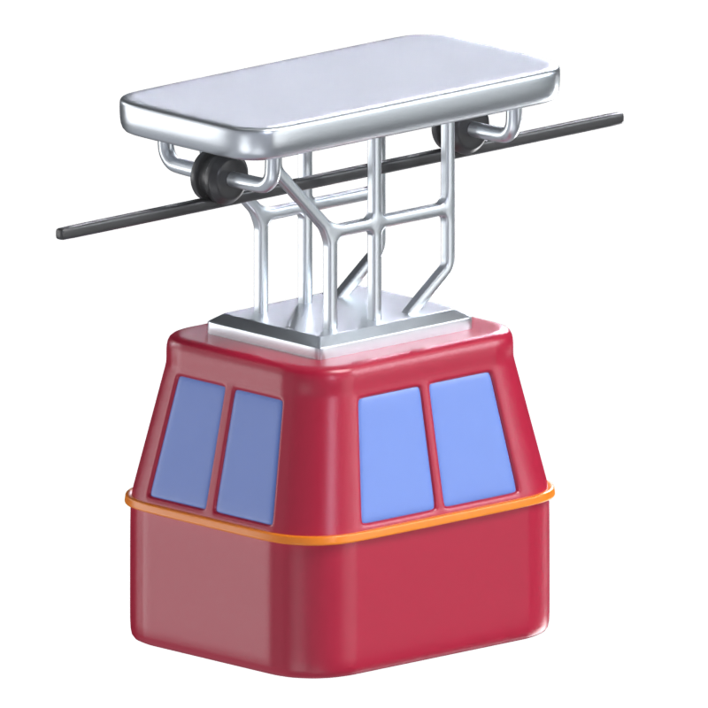 Luftseilbahn 3D Modell 3D Graphic